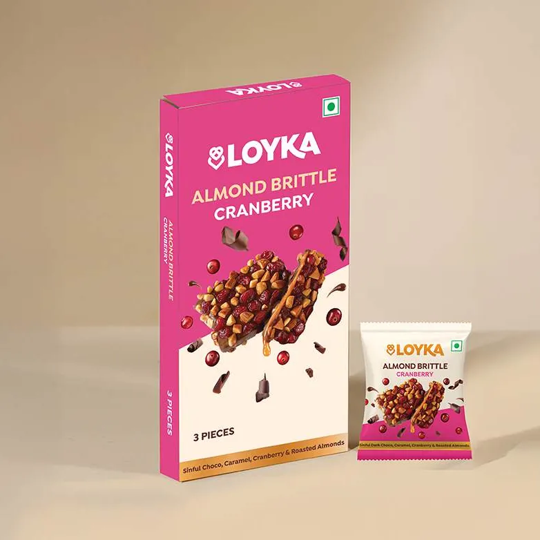 Loyka Almond Brittle Cranberry 3pcs box