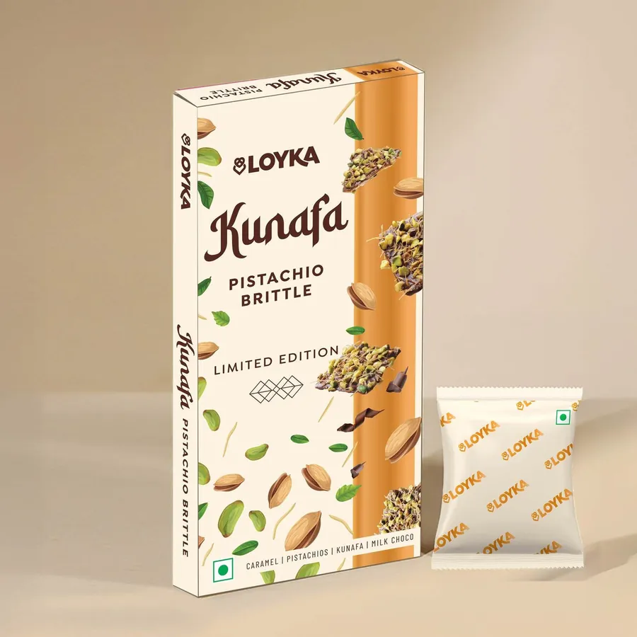 Loyka Kunafa Pistachio Brittle 3pcs box