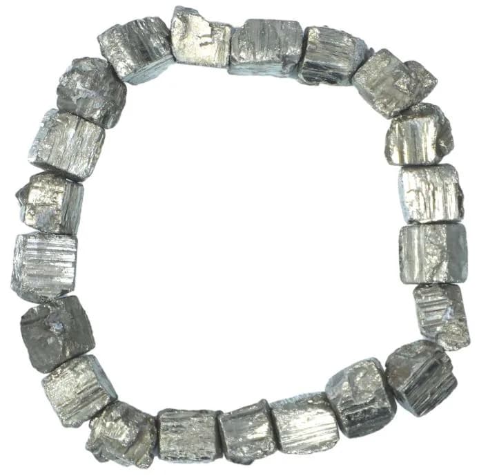 Raw Pyrite Wealth & Abundance Crystal Bracelet