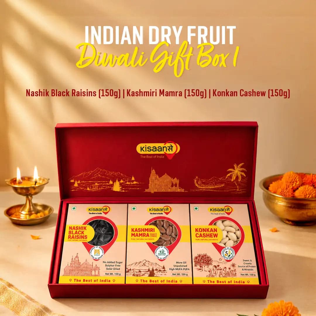 KisaanSay Royal Dry Fruit Festive Gift Box