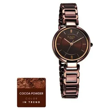 Titan Raga Delight Rose Gold Watch for Women
