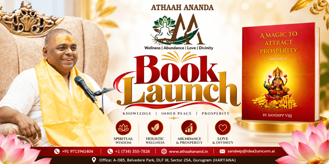 Book Launch: The Magic to Attract Prosperity by Sandipp Vijj